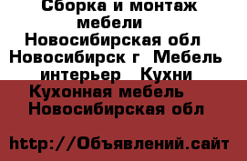 Сборка и монтаж мебели. - Новосибирская обл., Новосибирск г. Мебель, интерьер » Кухни. Кухонная мебель   . Новосибирская обл.